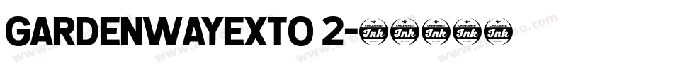 GardenwayExtO 2字体转换